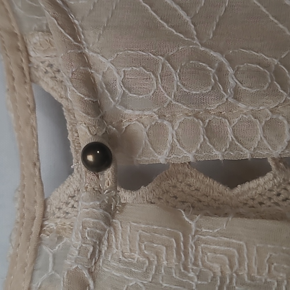 Free People Ivory Crochet Mini Dress - Picture 3 of 12